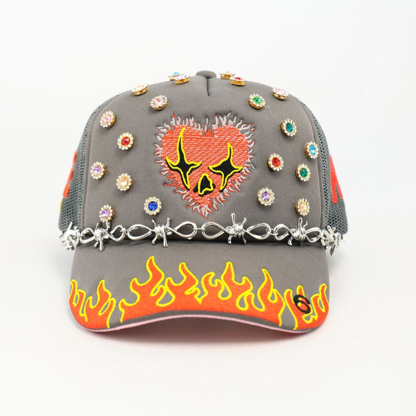 Dissmissed Love Hard Trucker Hat