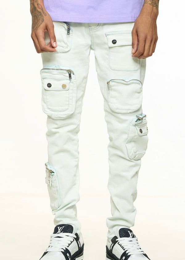 Pheelings “Lucid Dreams” Light Blue Cargo Skinny Jean