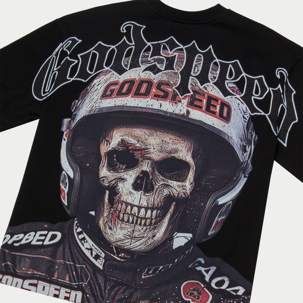 Godspeed “Crash Out” Black Tee