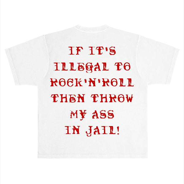 November Reine “Legalize” White Tee