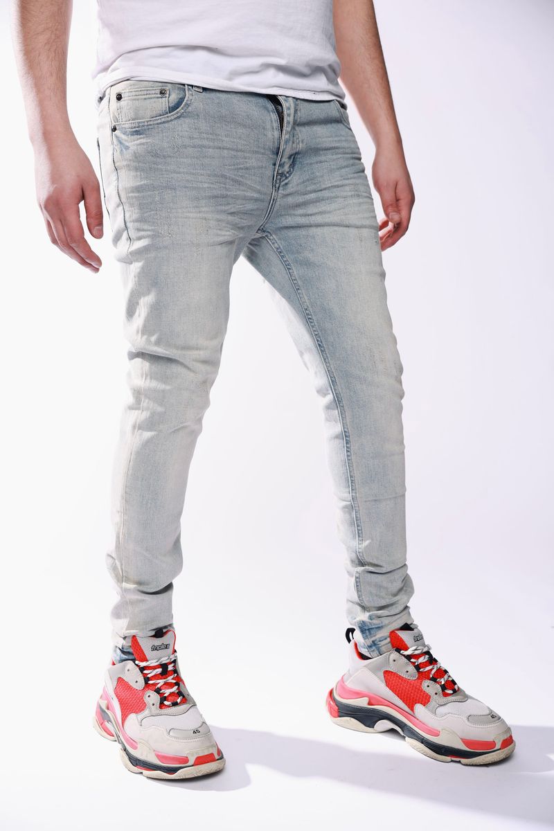 Pali “Khaki Blue” Wash Jeans