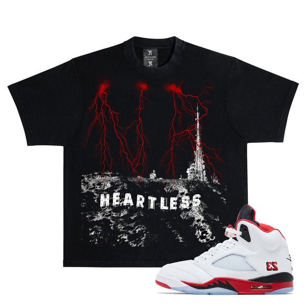 November Reine “Hollywood Nights” Black Tee