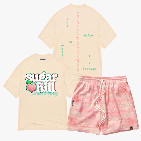 Sugarhill “Peaches” Butter Short Set