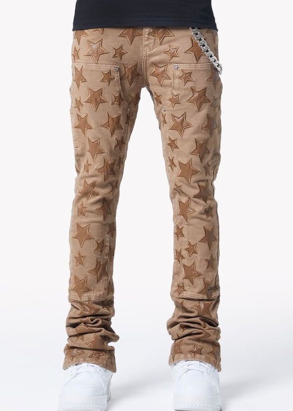 Guapi Oak Brown Stars Jeans