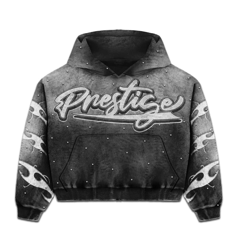 Prestige “Flames” Black Hoodie