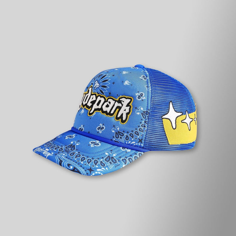 Hydepark Bandana Blue Trucker Hat