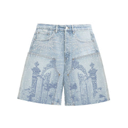 Campus “Kingdom” Light Blue Jorts Shorts