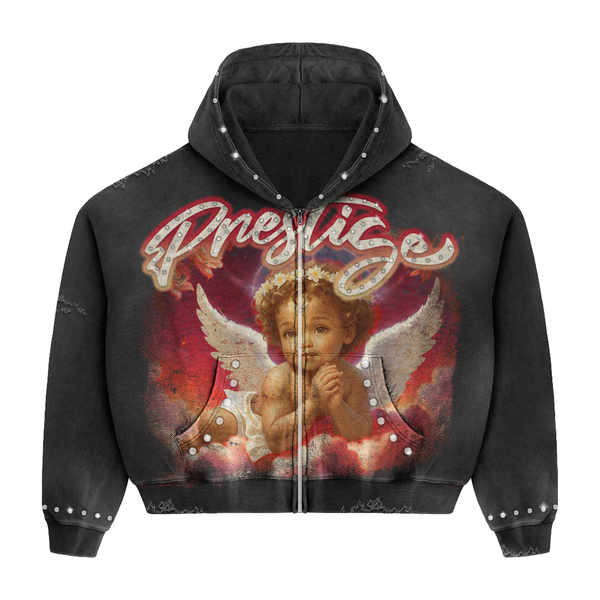 Prestige “Angel” Black/Red Hoodie