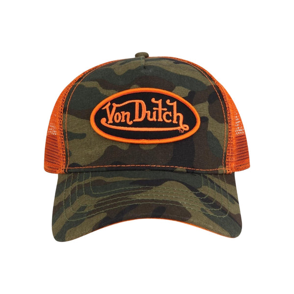 Von Dutch Green Camo Trucker Hat