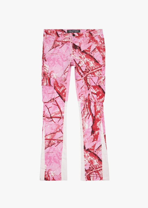 Valabasas “Commander” Orchid Stacked Flare Jeans