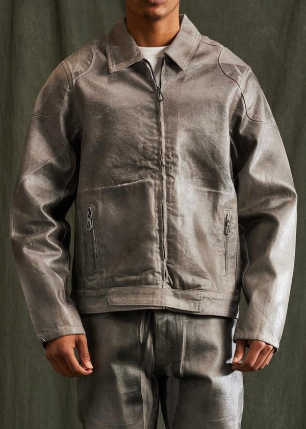 Embellish NYC Karr Grey Resin Jacket