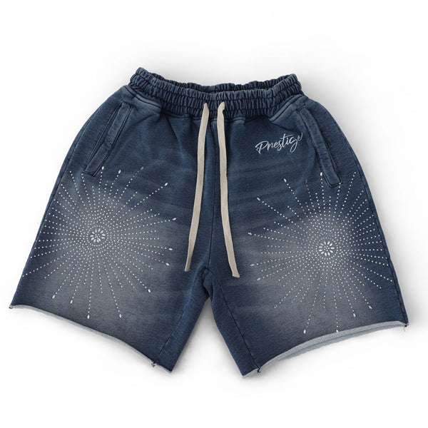 Prestige “Star Rhinestone” Blue Shorts