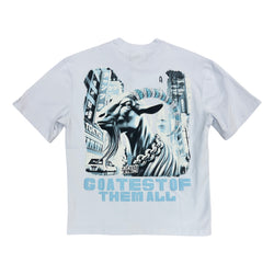 Denim City “Goat” White/Baby Blue Stones Tee
