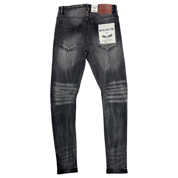 Reelistik Diamond Dark Grey Wash Jeans (RST-6027)