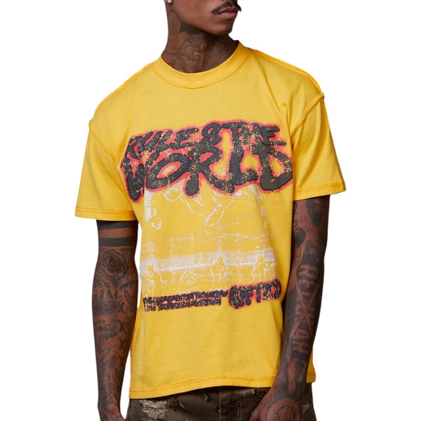 GFTD Rules The World Yellow Tee