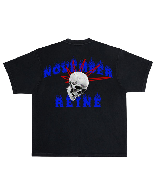 November Reine “We Are Wild” Black Tee