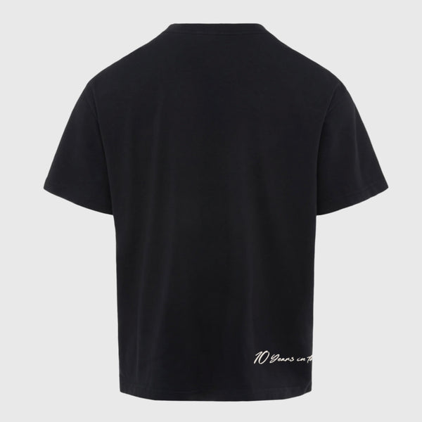 Homme Femme Heat Check Tee In Black And Gold