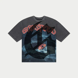 Godspeed “Sea Sick” Grey Wash Tee