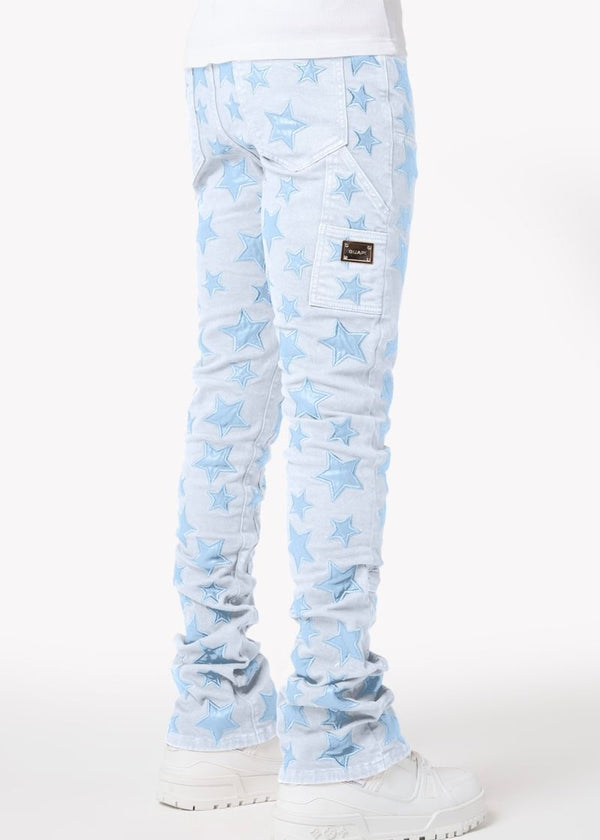 Guapi Aqua Blue Stars Jeans