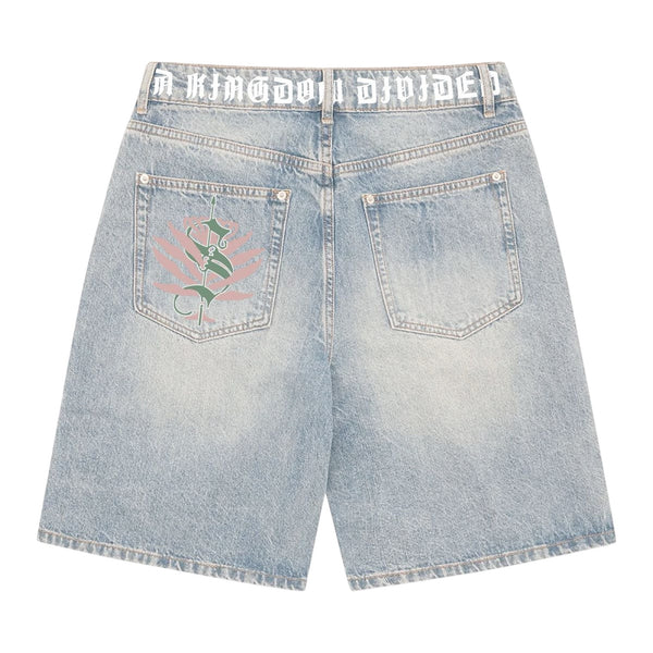Sugarhill “Heavens Gate” Light Wash Shorts