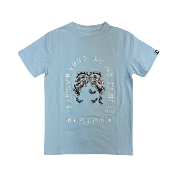 Focus Baby Blue Family Wing Tee