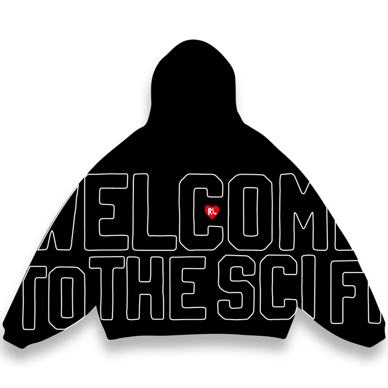 Red Letters “Welcome Sci Fi” Hoodie