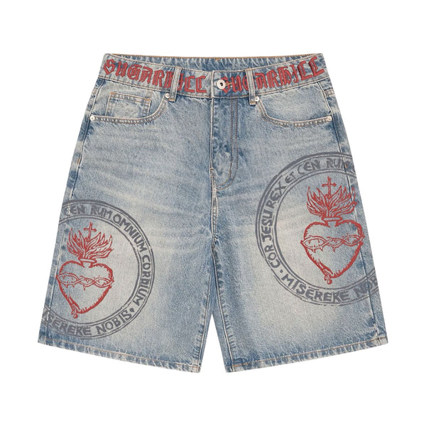 Sugarhill “Appia” Stone Wash Shorts