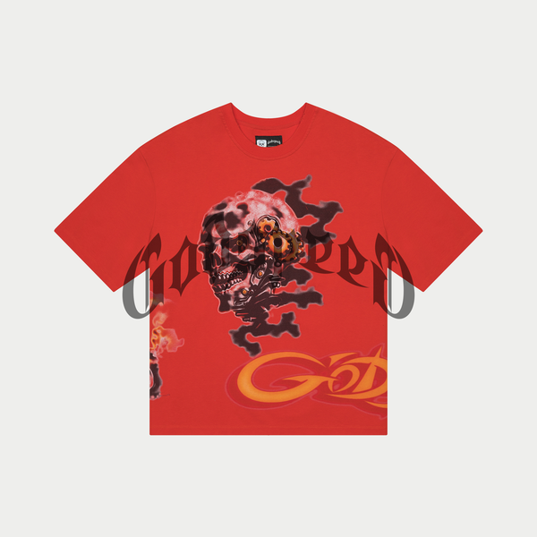 Godspeed “P.Y.P” Red Wash Tee