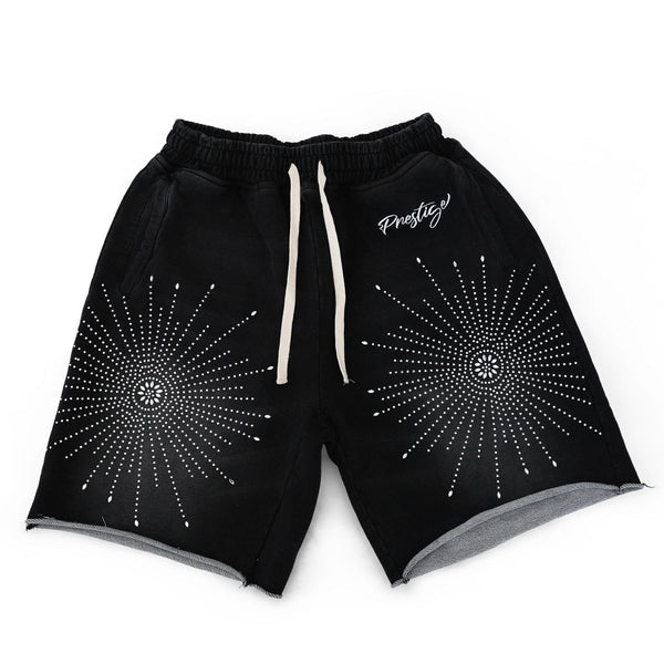 Prestige “Star Rhinestone” Black Shorts