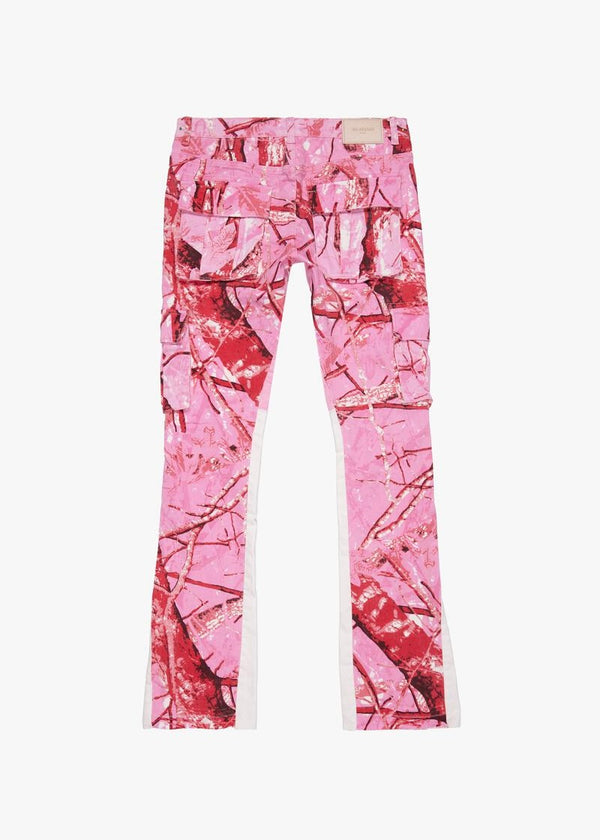 Valabasas “Commander” Orchid Stacked Flare Jeans