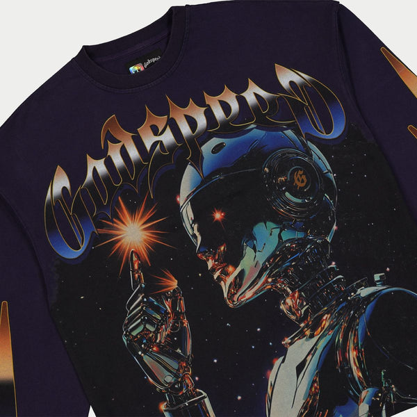 Godspeed “Sputnik” Navy L/S Tee