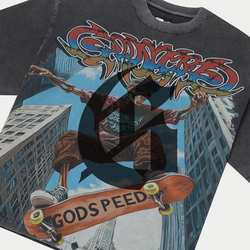 Godspeed “Ollie” Grey Wash Tee