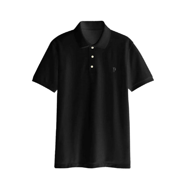 Purple Brand Pique Knit Black Polo – Era Clothing Store