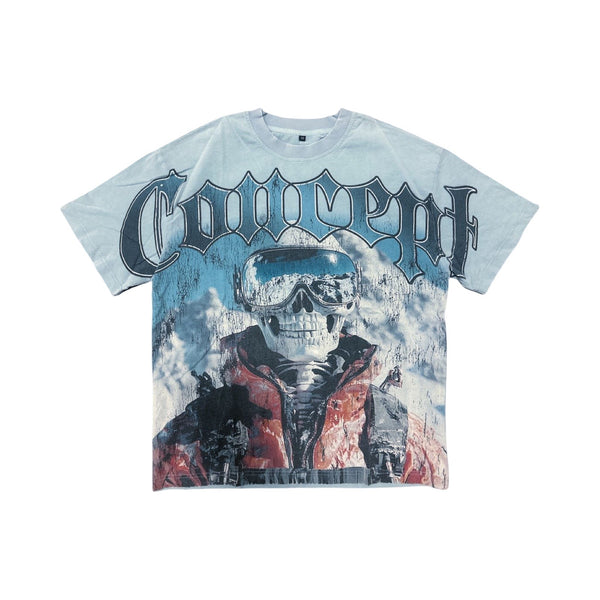 Concept “Skier” Blue Wash Tee