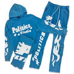 PLTKS “Flamed Up” Blue Wash Set