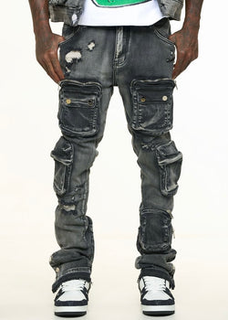 Pheelings “Journey To Greatness” Grey Flare Stack Jean