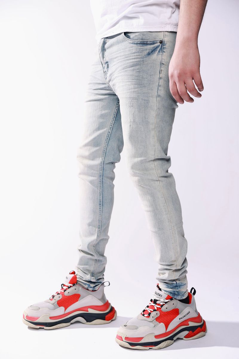 Pali “Khaki Blue” Wash Jeans