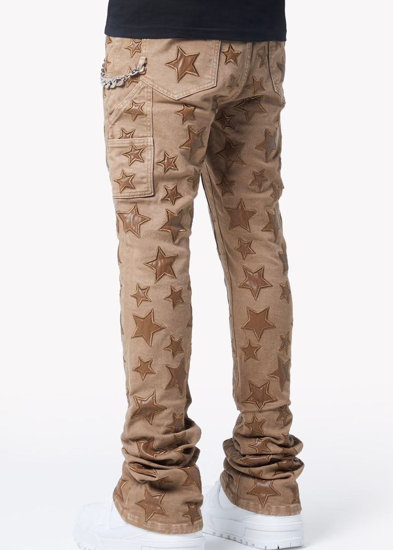 Guapi Oak Brown Stars Jeans