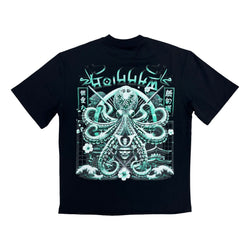Denim City “Warriors” Black/Teal Stones Tee