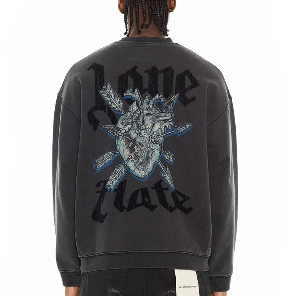 Cult “Novelty” Vintage Charcoal Sweater