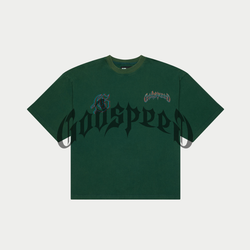 Godspeed “Natural Disaster” Forrest Green Tee