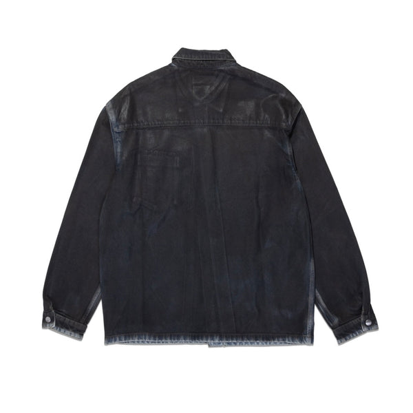 Purple Brand Monogram Black Flock Denim Jacket – Era Clothing Store