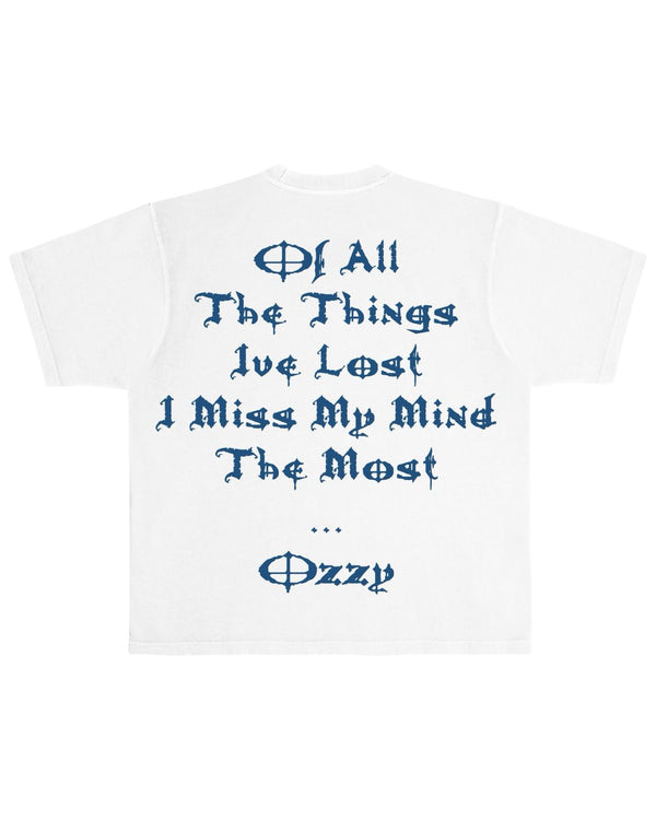 November Reine “Rip Ozzy” White Tee