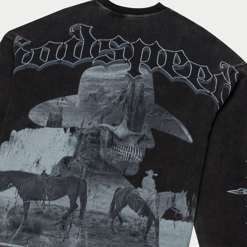 Godspeed “Once Upon A Time” Black Thermal L/S Tee