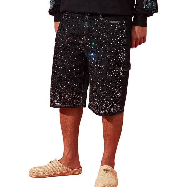 Duaa “Victorious” Black Stone Shorts
