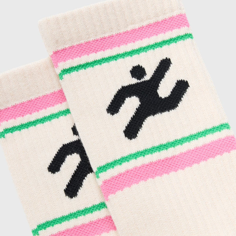 Homme Femme Rave Socks In Cream
