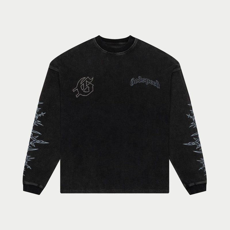 Godspeed “Once Upon A Time” Black Thermal L/S Tee