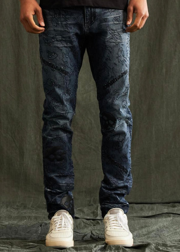 Embellish NYC Bazan Dark Blue Jeans (024)