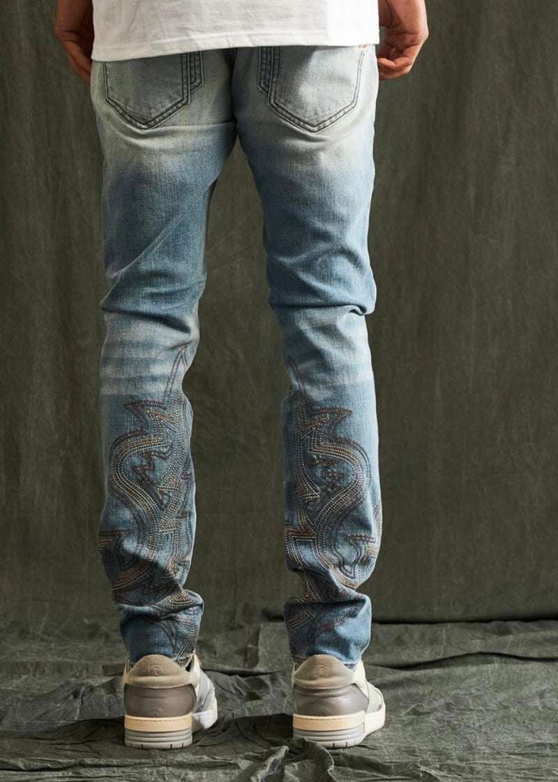 Embellish NYC Bert Light Stone Jeans (031)
