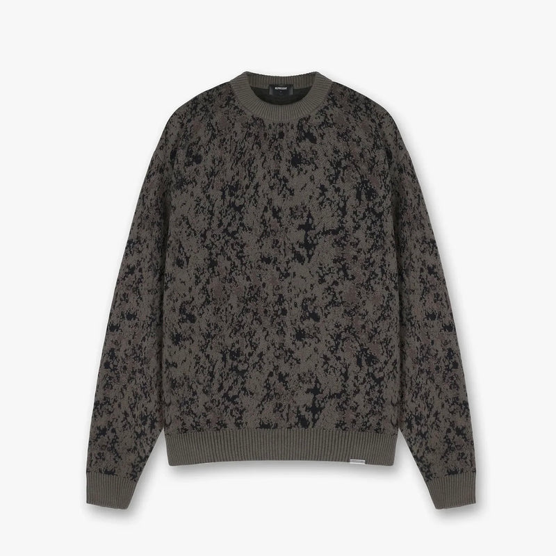 Represent Jacquard Camo Sweater – Era Clothing Store